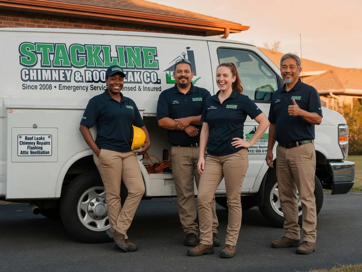 Chimney flashing repair company in Nederland, TX